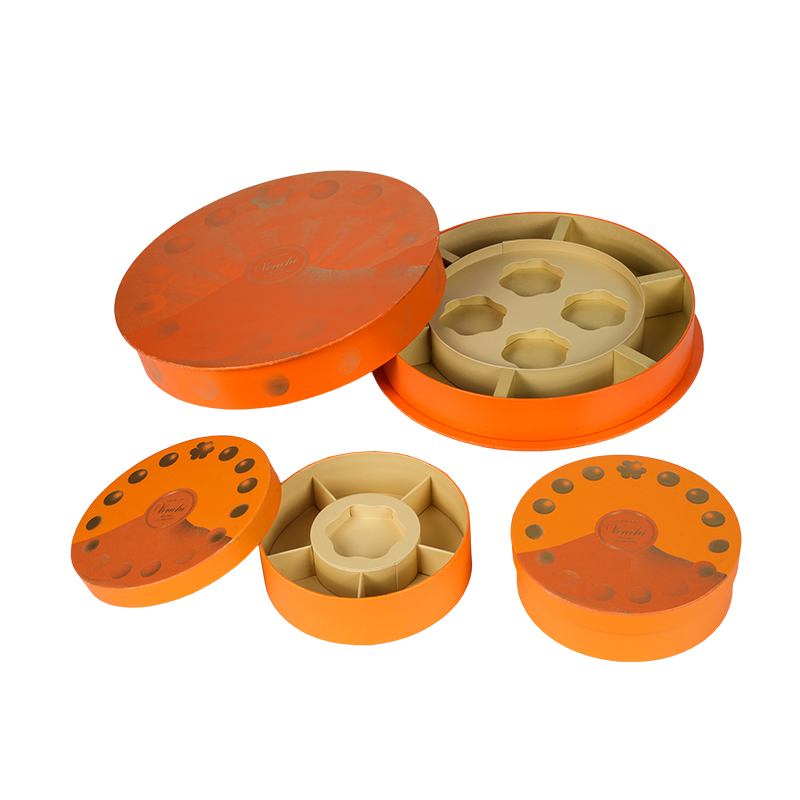 Matibay na moisture-proof na round candy box