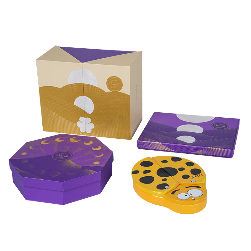 Matibay na double-door na tsokolate packaging box