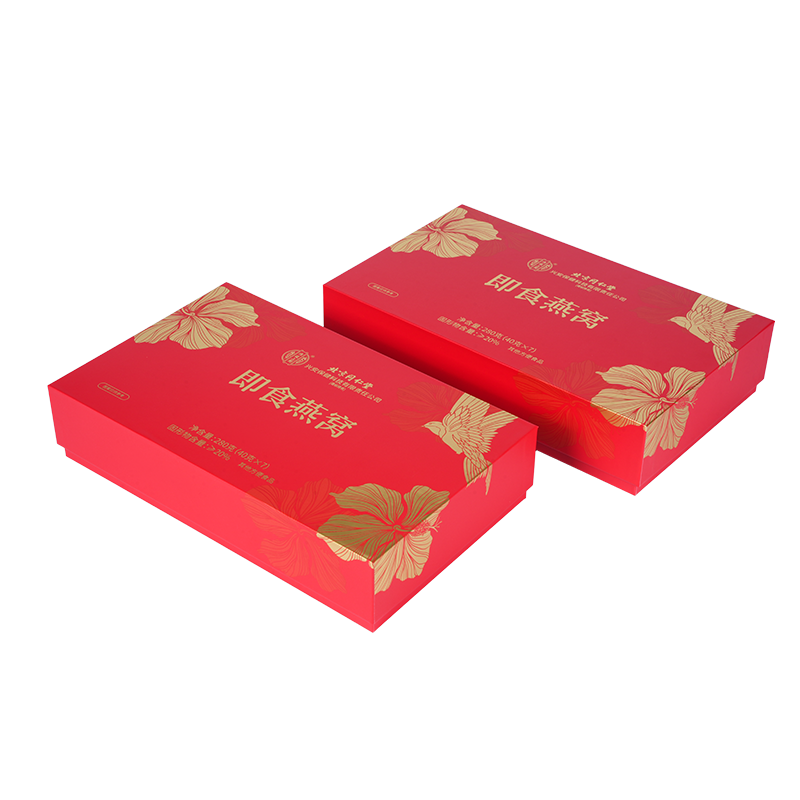 Matibay na nakakataas na takip na kahon ng regalo sa pugad ng ibon