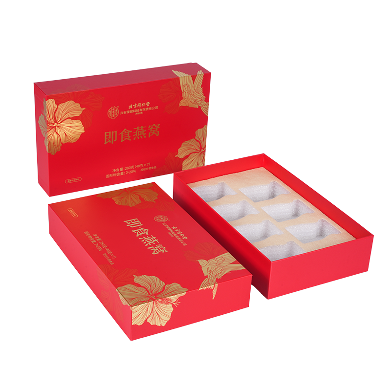 Matibay na nakakataas na takip na kahon ng regalo sa pugad ng ibon