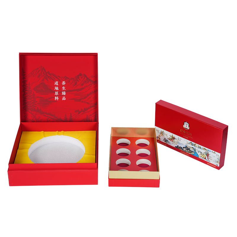 Matibay na nakakataas na takip na kahon ng regalo sa pugad ng ibon