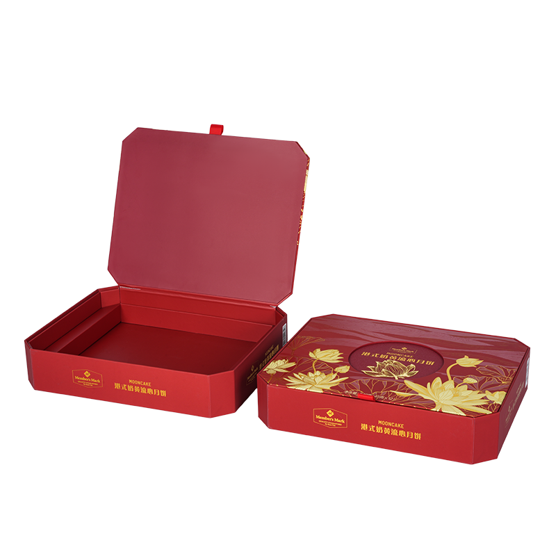 Matibay na double-door na kahon ng packaging ng cake