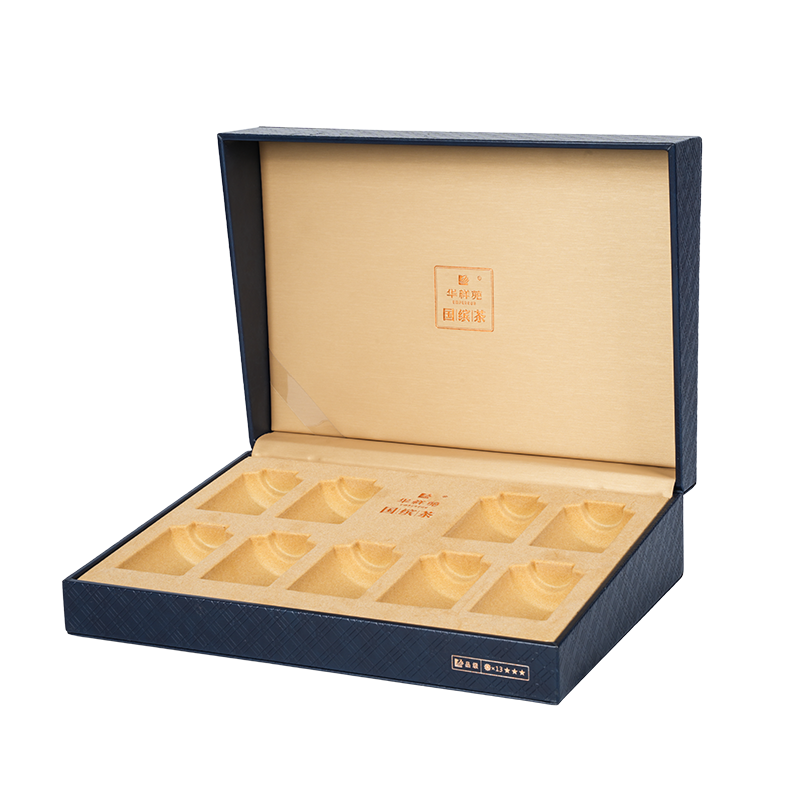 Matibay na book-style tea gift box