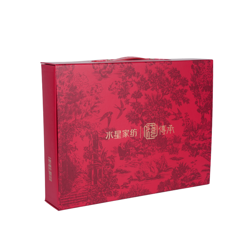 Anti-fouling at moisture-proof laminated book-shaped paper box para sa home textile packaging