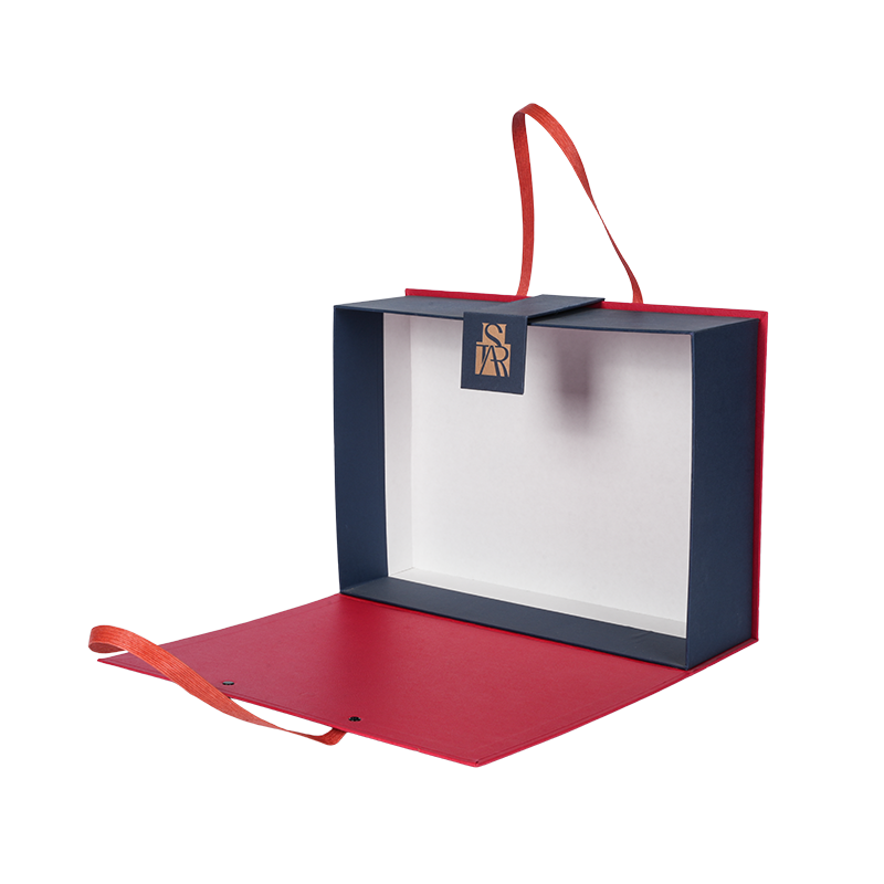 Anti-fouling at moisture-proof laminated book-shaped paper box para sa home textile packaging