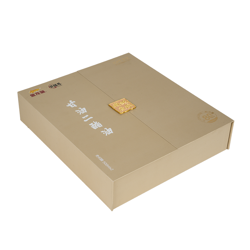 Matibay na double-door edible oil gift box