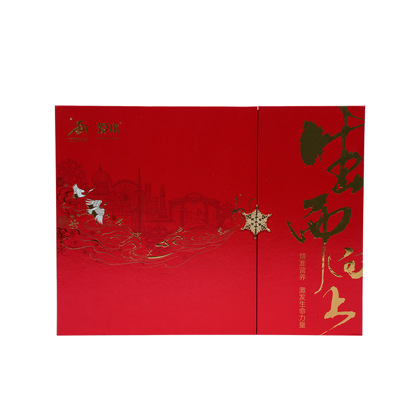 Matibay na double-door na kahon ng packaging ng cake