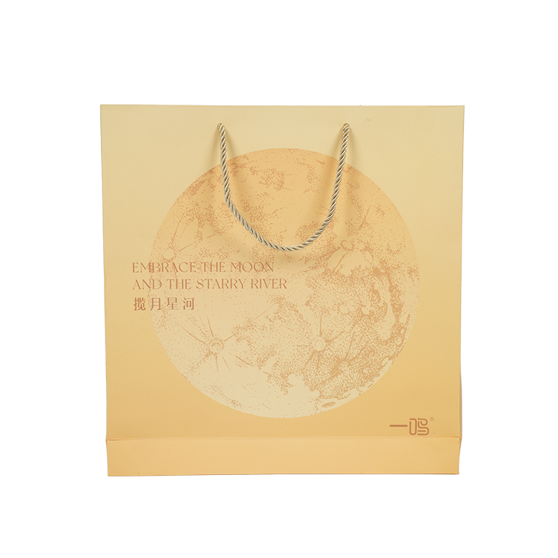 Water-resistant handle kraft/puting cardboard cake carry bag