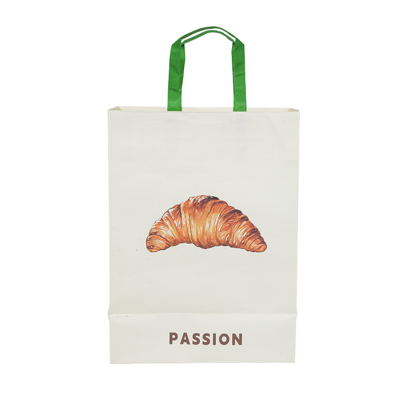 Water-resistant handle kraft/puting cardboard cake carry bag