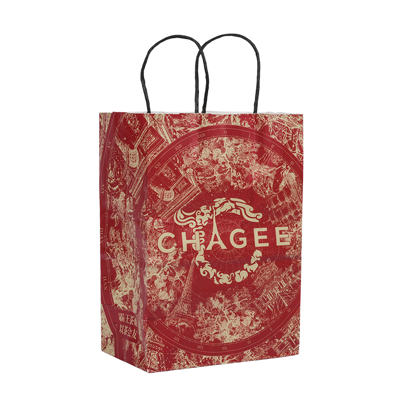 Hot stamping embossed white cardboard paper bag para sa packaging ng pabango