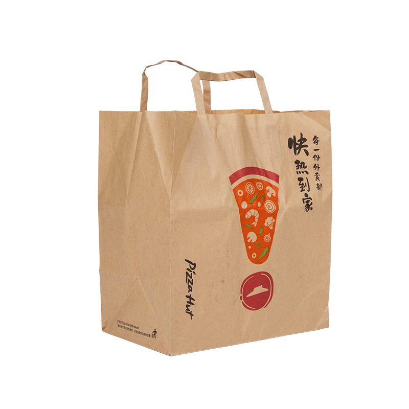 Water-resistant handle kraft/puting cardboard cake carry bag