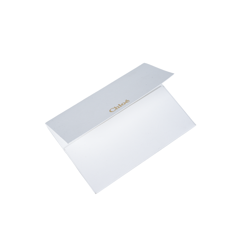 Double-layer white cardboard hang tags para sa packaging ng damit