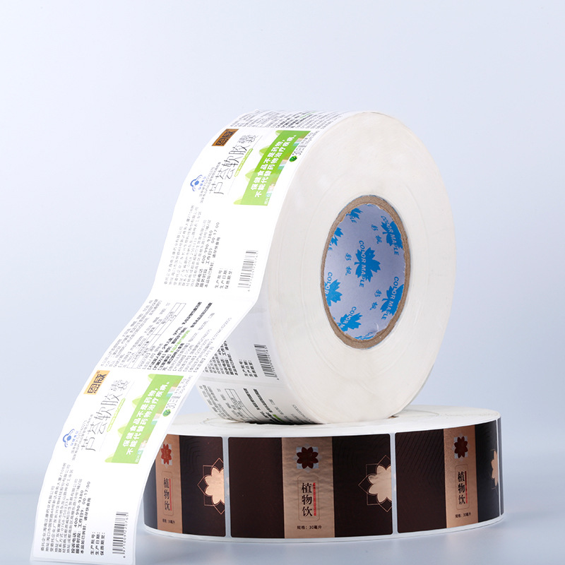 Mga self-adhesive na label para sa mga pandagdag sa kalusugan