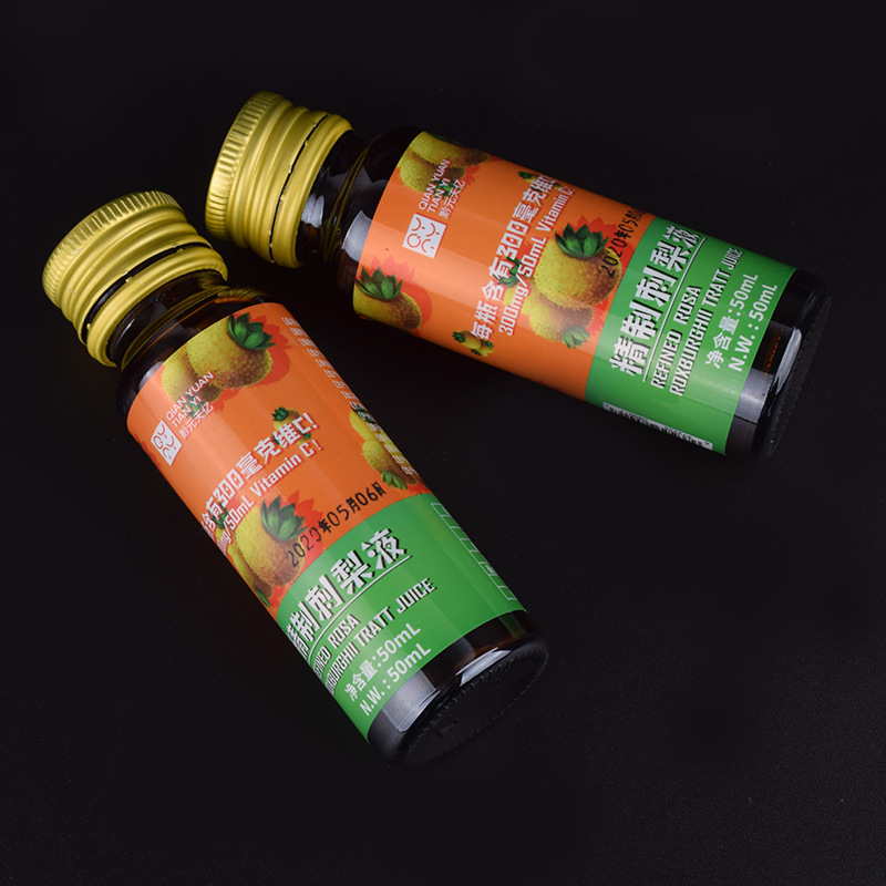 Mga self-adhesive na label para sa mga pandagdag sa kalusugan